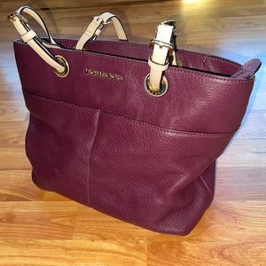 Michael Kors Burgundy Purse - Needs New Straps